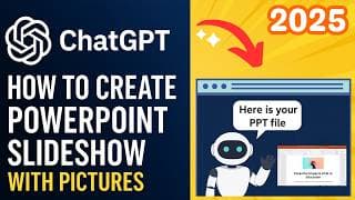 How to Create Powerpoint Slideshow With Pictures Using ChatGPT (FREE OF COST)
