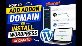 How to Add Addon Domain and Install WordPress in cPanel 2026 (Easiest Method EVER!!)