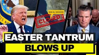 Trump's Easter Tantrum Blows Up - Iran Now Targeting Alternative Oil Routes