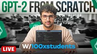 Building a gpt2 124M Inference Engine From Scratch | Super30 livestreams
