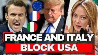 Europe Says NO to USA - France/Italy/Spain Block War Planes, Alliance OVER