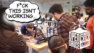 I tested my GRILL PLATE PRINTER live at Open Sauce!