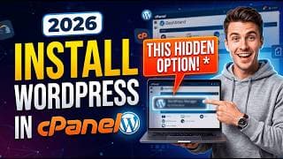 How to Install WordPress in cPanel Step by Step (The Easiest Method 2026)