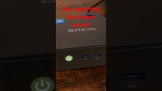 Low Power server for home! #techtok #tech #minipc #gmktec #homelab