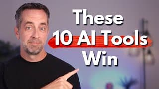 I Tested AI Tools For 100 Days In A Row - These 10 Actually Work