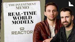 Why Real-Time Video May Be AI's Next Big Opportunity | Alberto Taiuti and Bryce Schmidtchen, Reactor