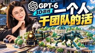 3D小白用GPT-6开发游戏:能玩到什么程度?|Astra深度实测系列