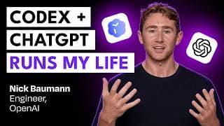 How this OpenAI engineer uses Codex + ChatGPT Work to automate everything