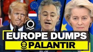 Europe EXITS Palantir - €825M Sold Over Ethics, US Pension Funds Refuse to Divest