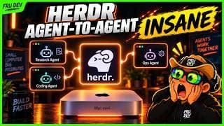 Herdr's Agent-to-Agent is WILD!!! π₯π₯π₯