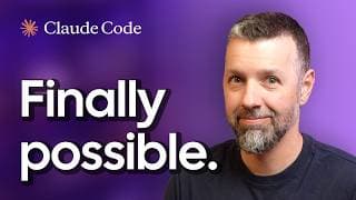 Watch Claude Code edit my YouTube video