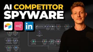 How I Built a Competitor Analysis AI System in n8n (No-Code)
