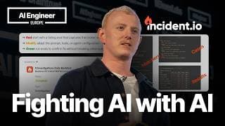 Fighting AI with AI — Lawrence Jones, Incident