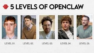 5 Levels of OpenClaw Explained: Beginner to Expert (+14 use cases)
