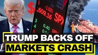 US Markets CRASH After Trump Backs DOWN - S&P Loses 6 Months Gains, Stagflation INCOMING