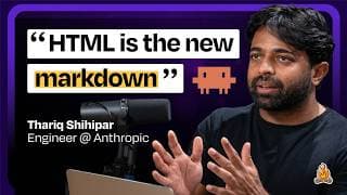 Why this Claude Code engineer uses HTML files as AI specs | Thariq Shihipar (Anthropic)