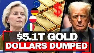Historic Shift - Banks Dump Dollars for GOLD, $5.1T Eclipses US Treasuries First Time in 30 Years