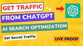 How to Get Traffic from ChatGPT ? Optimize Your Blogs for AI Search for FREE (Using Rank Math SEO)