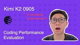 Kimi K2 0905 Coding Performance Evaluation