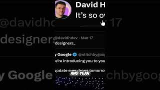 Google Stitch AI: Major Update & Future of Vibe Design! #shorts