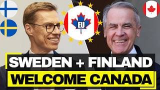 INCREDIBLE: Finland Proposes Canada JOIN EU - "Mentally Part of Europe," EU of 40 Nations