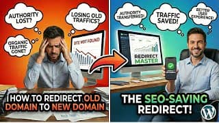 How to Redirect Old Website to New Website | Redirect a Domain to Another Domain (One Click Setup)