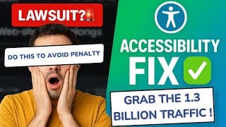The Best Accessibility Plugin for WordPress | WP Accessibility Plugin Setup (Do it or Legal Penalty)