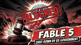 The Day the US Government Killed a Frontier AI Model — Anthropic Fable 5 Full Story
