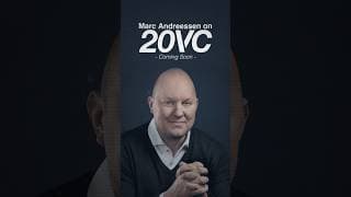 Marc Andreessen on 20VC | Coming Soon...