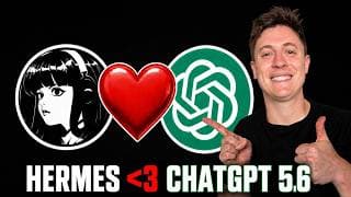 ChatGPT 5.6 inside Hermes Agent left me speechless...