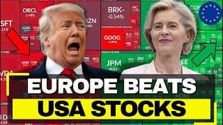 Investors FLEE US Stocks for Europe - First Time in 5 Years, Capital Exits, 32.6% vs 16.4%