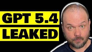 GPT 5.4 leaks