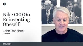 Nike CEO shares the importance of reinventing oneself