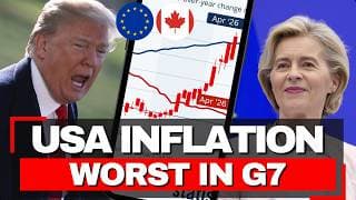 Trump's 'Victory' BACKFIRED - Declared Inflation Defeated, Now WORST in G7, 66 Days Later