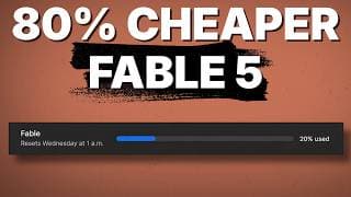 Make Fable 5 80% Cheaper (& Other Usage Cheat Codes)