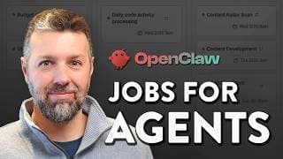 How to create JOBS for OpenClaw agents