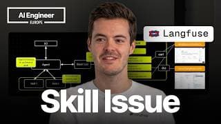 Skill issue: Lessons from skilling up coding agents to use Langfuse - Marc Klingen, Clickhouse