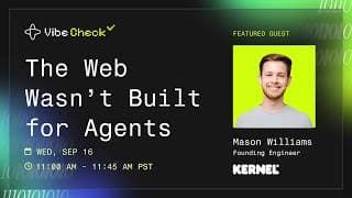 The Web Wasn't Built for Agents