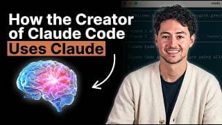 "I built Claude Code. Here are my ten hacks" (masterclass)